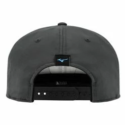 Mizuno Crossed Clubs Snapback Hat -Golf Bag Sales mizuno crossed clubs snapback hat charcoal 02 10192.1673904507