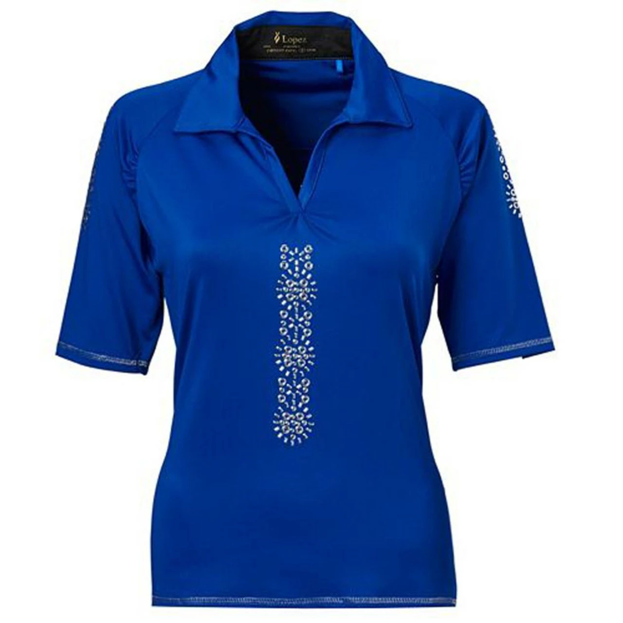 Nancy Lopez Attract Short Sleeve Polo 2 Nancy Lopez Attract Short Sleeve Polo - Image 2