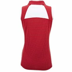 Nancy Lopez Zone Sleeveless Polo -Golf Bag Sales nancy lopez zone sleeveless polo cherry 02 41829.1648053527