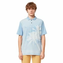 Oakley Reduct Polo -Golf Bag Sales oakley reduct polo stonewash blue 03 77490.1677600366