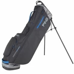 Ping Hoofer Craz-E Lite Stand Bag 10 Ping Hoofer Craz-E Lite Stand Bag -Golf Bag Sales ping hoofer craz e lite stand bag black grey blue 01 80467.1668612869