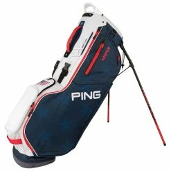 Ping Hoofer Stand Bag -Golf Bag Sales ping hoofer stand bag navy white red 01 12153.1646323274