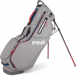 Ping Hoofer Stand Bag -Golf Bag Sales ping hoofer stand bag silver scarlet navy 01 14997.1645727140