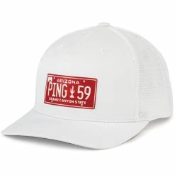 Ping License Plate Hat -Golf Bag Sales ping license plate hat white 01 97516.1676582681