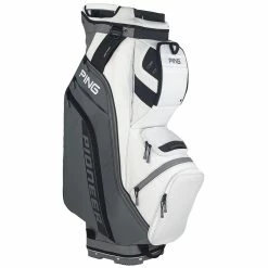 Ping Pioneer Cart Bag -Golf Bag Sales ping pioneer cart bag grey white 01 07541.1662670115