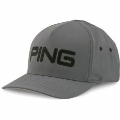 Ping Structured Hat -Golf Bag Sales ping structured hat dark grey black 01 38437.1632947926