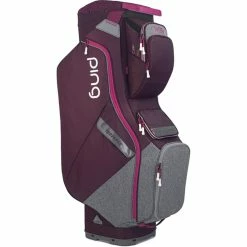 Ping Traverse Cart Bag -Golf Bag Sales ping traverse cart bag garnet heather grey magenta 01 31030.1662670077