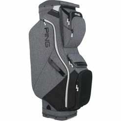 Ping Traverse Cart Bag -Golf Bag Sales ping traverse cart bag heather grey black white 01 15914.1662670077