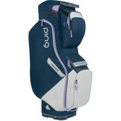 Ping Traverse Cart Bag -Golf Bag Sales ping traverse cart bag navy light grey lavender 01 35681.1662670077