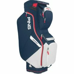 Ping Traverse Cart Bag -Golf Bag Sales ping traverse cart bag navy white red 01 54789.1662670077
