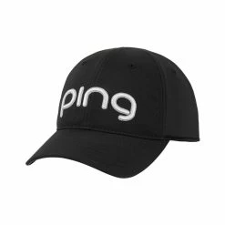 Ping Women's Tour Delta Hat -Golf Bag Sales ping womens tour delta hat black white 01 90630.1652367837