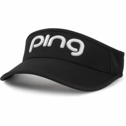 Ping Women's Tour Sport Visor -Golf Bag Sales ping womens tour sport visor black white 01 48546.1676596039