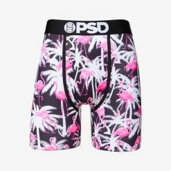 PSD Palms Flamingo Boxer Brief -Golf Bag Sales psd palms flamingo boxer brief black 02 12624.1640810194