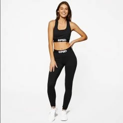 PSD Women's Solids Leggings -Golf Bag Sales psd womens solids legging black 04 50766.1636748074