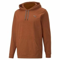 Puma Cloudspun Progress Hoodie -Golf Bag Sales puma cloudspun progress hoodie warm chestnut heather 01 06223.1662134278