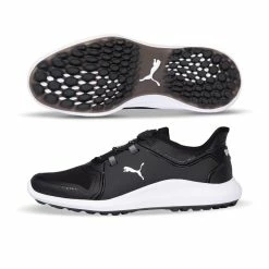 Puma Men's Ignite Fasten8 Disc Golf Shoes -Golf Bag Sales puma ignite fasten8 disc golf shoes black silver white 01 32371.1676588113