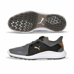 Puma Men's Ignite Fasten8 Disc Golf Shoes -Golf Bag Sales puma ignite fasten8 disc golf shoes quiet shade gold black 01 55501.1676595310