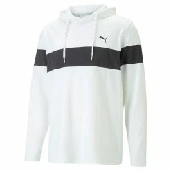 Puma Mattr Colorblock Hoodie -Golf Bag Sales puma mattr colorblock hoodie white black 01 47852.1678220001