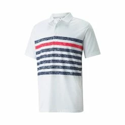 Puma Volition Paisley Stripe Polo