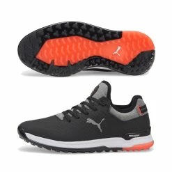 Puma Women's Alphacat Golf Shoes -Golf Bag Sales puma womens alphacat golf shoes black silver hot coral 01 75413.1648649460