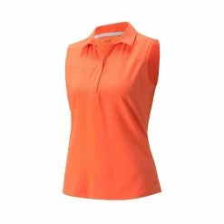 Puma Women's Harding Sleeveless Polo 14 Puma Women's Harding Sleeveless Polo -Golf Bag Sales puma womens harding sleeveless polo hot coral 01 02737.1645122649