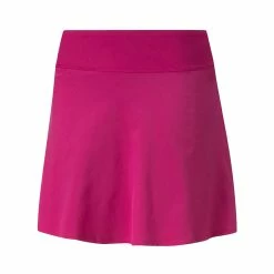 Puma Women's PWRSHAPE Solid Skort -Golf Bag Sales puma womens pwrshape solid skort festival fuscia 01 56278.1660834081