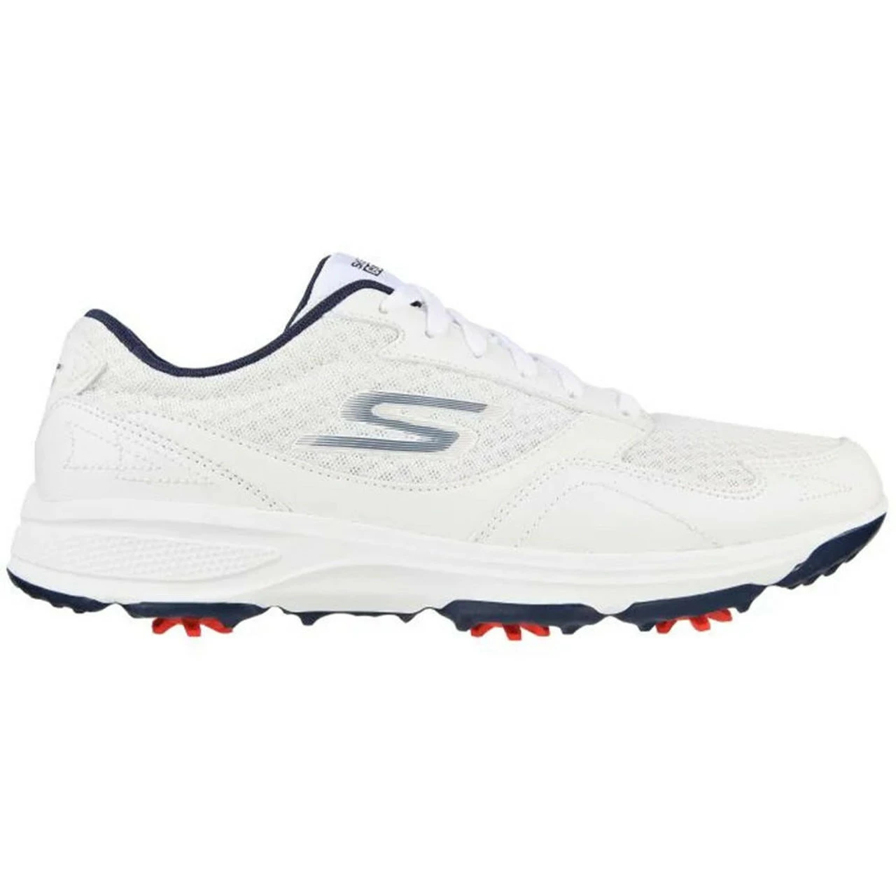 Skechers Men's Go Golf Torque - Sport Golf Shoes - Relaxed Fit - White/Navy 1 Skechers Men's Go Golf Torque - Sport Golf Shoes - Relaxed Fit - White/Navy