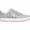 Skechers Women's Go Golf Drive - Dogs At Play Golf Shoes - Gray/Pink
