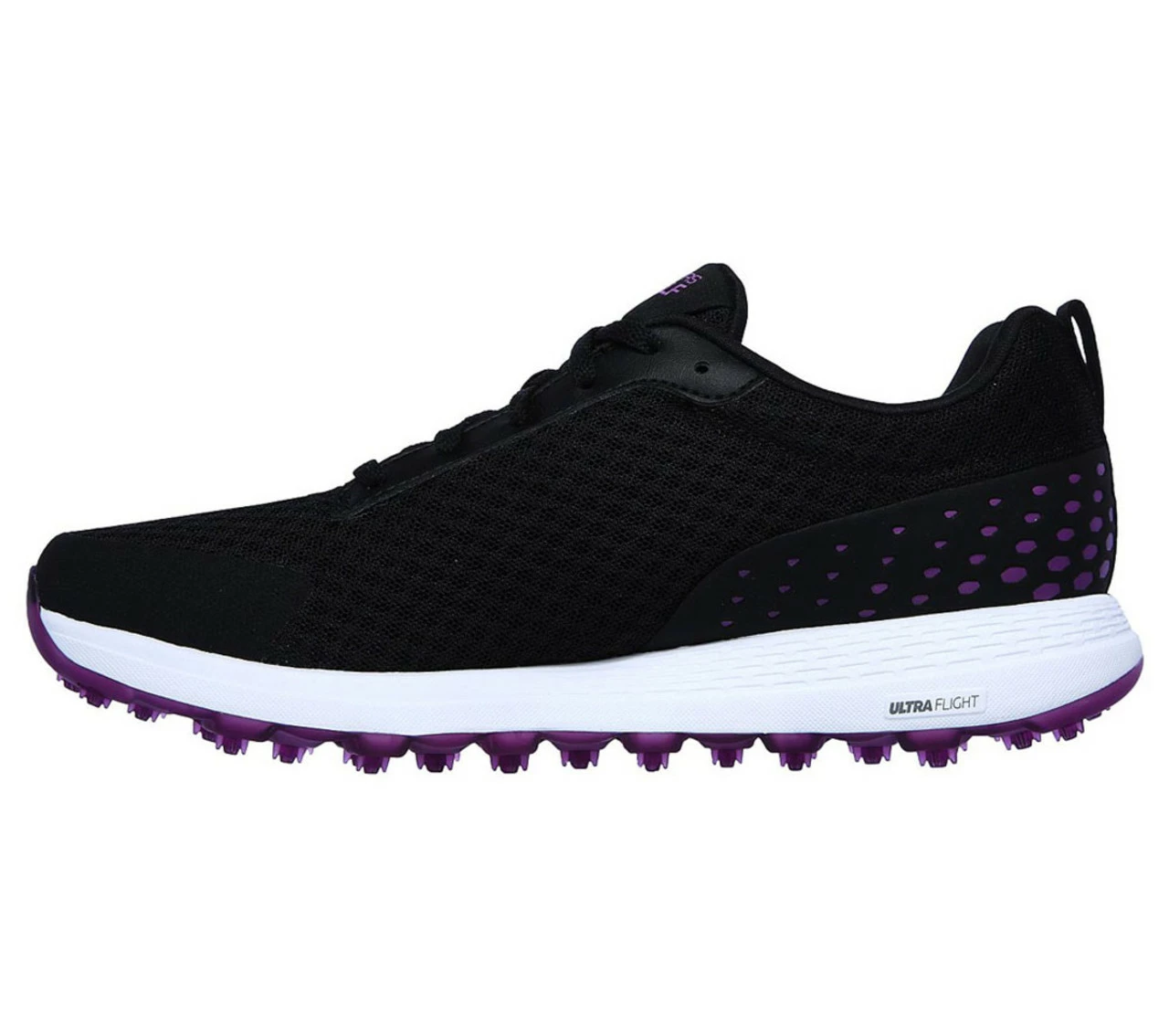Skechers Women's Go Golf Max - Fairway 2 Golf Shoes - Black/Purple 2 Skechers Women's Go Golf Max - Fairway 2 Golf Shoes - Black/Purple - Image 2