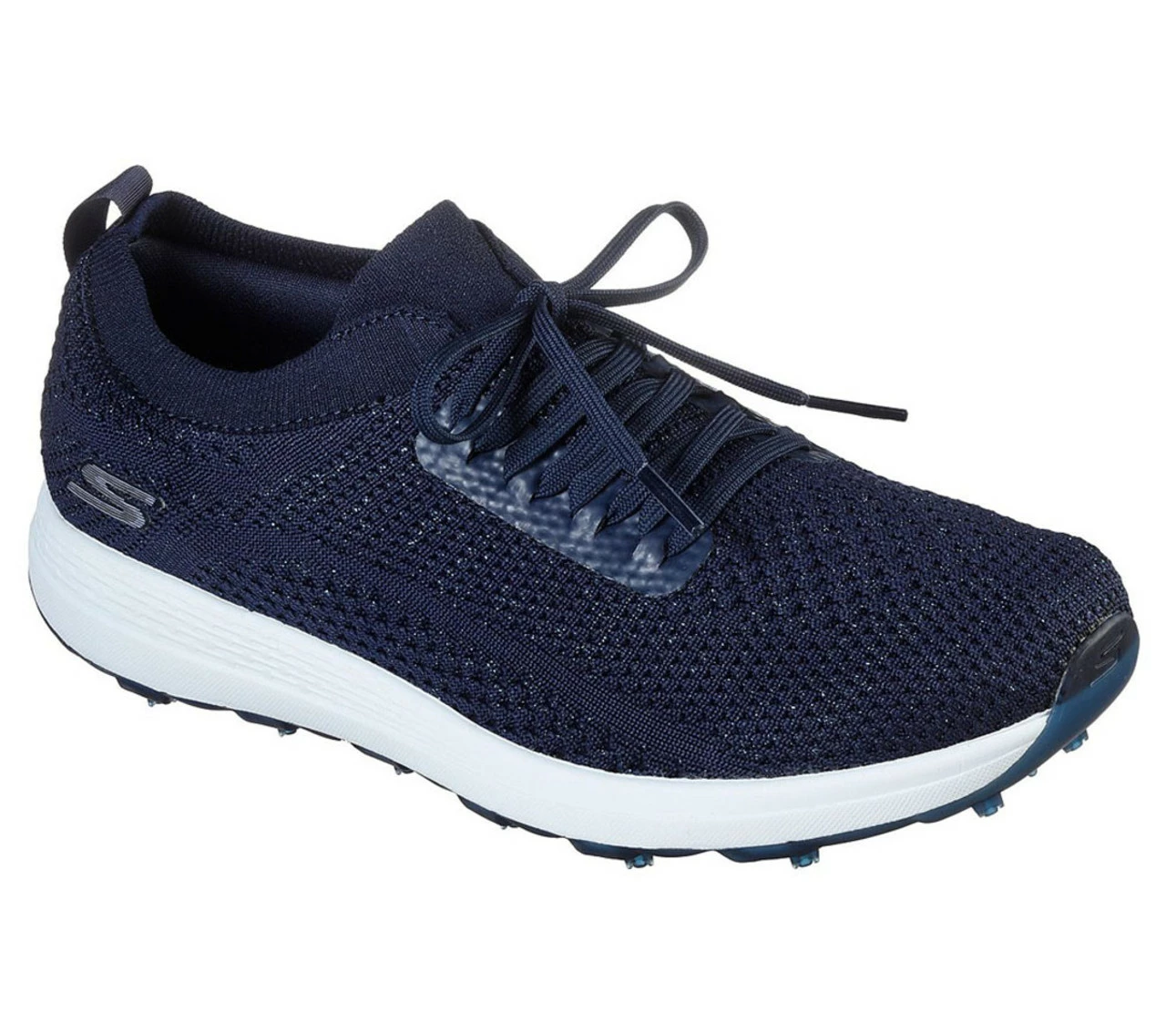 Skechers Women's Go Golf Max - Glitter Golf Shoes - Navy/White 3 Skechers Women's Go Golf Max - Glitter Golf Shoes - Navy/White - Image 3