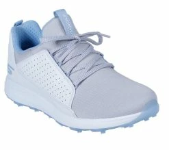 Skechers Women's Go Golf Max - Mojo Golf Shoes - White/Grey/Blue -Golf Bag Sales skechers womens go golf max mojo golf shoes white grey blue 03 20113.1659042136