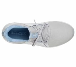 Skechers Women's Go Golf Max - Mojo Golf Shoes - White/Grey/Blue -Golf Bag Sales skechers womens go golf max mojo golf shoes white grey blue 04 88508.1659042136