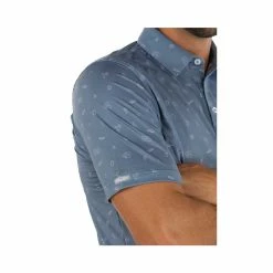 Straight Down Gambler Polo -Golf Bag Sales straight down gambler polo steel blue 05 66389.1644337052