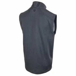 Sunice Axel Lightweight Stretch Thermal Half-Zip Vest -Golf Bag Sales sunice axel lightweight stretch thermal half zip charcoal melange black 02 80198.1636748316