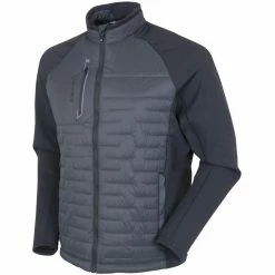 Sunice Hamilton Hybrid Climaloft Lightweight Thermal Stretch Jacket -Golf Bag Sales sunice hamilton hybrid climaloft lightweight thermal stretch jacket charcoal charcoal melange 01 28842.1634586061