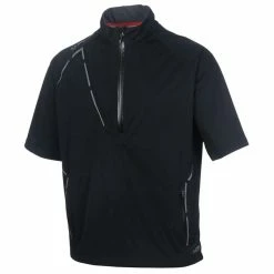 Sunice Sullivan Zephal Flextech Waterproof Ultra-Stretch Short Sleeve Pullover -Golf Bag Sales sunice sullivan zephal flextech waterproof ultra stretch short sleeve jacket black charcoal melange 01 17904.1636983285