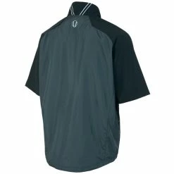 Sunice Winston Short Sleeve Packable Wind Shirt -Golf Bag Sales sunice winston short sleeve packable wind shirt charcoal black 02 95788.1634586590