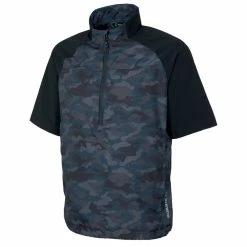 Sunice Winston Short Sleeve Packable Wind Shirt -Golf Bag Sales sunice winston short sleeve packable wind shirt charcoal camo black 01 17297.1634586590