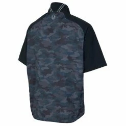 Sunice Winston Short Sleeve Packable Wind Shirt -Golf Bag Sales sunice winston short sleeve packable wind shirt charcoal camo black 02 61912.1634586590