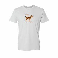 SWANNIES Tiger Goat Tee -Golf Bag Sales swannies tiger goat tee white 01 63995.1676577313