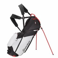 TaylorMade FlexTech Lite Stand Bag -Golf Bag Sales taylormade flextech lite stand bag gray cool red 01 00151.1645541525