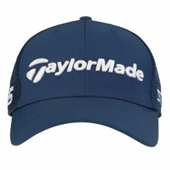 TaylorMade Tour Cage Fitted Hat -Golf Bag Sales taylormade tour cage fitted hat navy 03 37220.1677783781