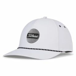 Titleist Boardwalk Rope Hat -Golf Bag Sales titleist boardwalk rope hat white black 01 99468.1676587187
