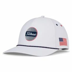 Titleist Boardwalk Rope Hat -Golf Bag Sales titleist boardwalk rope hat white navy red 01 74703.1676594953