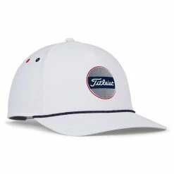 Titleist Boardwalk Rope Hat -Golf Bag Sales titleist boardwalk rope hat white navy red 02 47570.1676580736