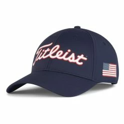 Titleist Players Performance Hat - USA -Golf Bag Sales titleist players performance hat usa navy white red 01 69253.1676589247