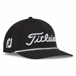 Titleist Tour Rope Hat -Golf Bag Sales titleist tour rope hat black white 02 62329.1676598345
