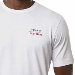 Travis Mathew Cattails Tee -Golf Bag Sales travis mathew cattails tee white 03 48933.1676580895