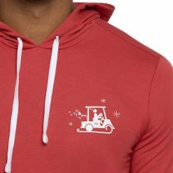 Travis Mathew Chestnuts Roasting Hoodie -Golf Bag Sales travis mathew chestnuts roasting hoodie heather red 04 00600.1671651374