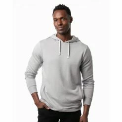Travis Mathew Cloud Hoodie -Golf Bag Sales travis mathew cloud hoodie sleet 01 50005.1667934048